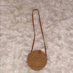 Circle Wicker Bag